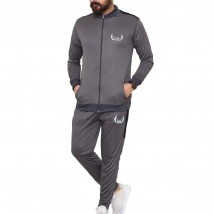 WINGS Grey Panel Sports Tracksuits