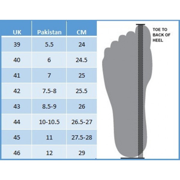 Mini Boden Shoe Size Chart