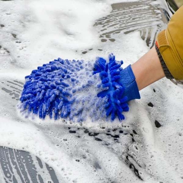 MicroFiber Hand Gloves Cleaning Duster