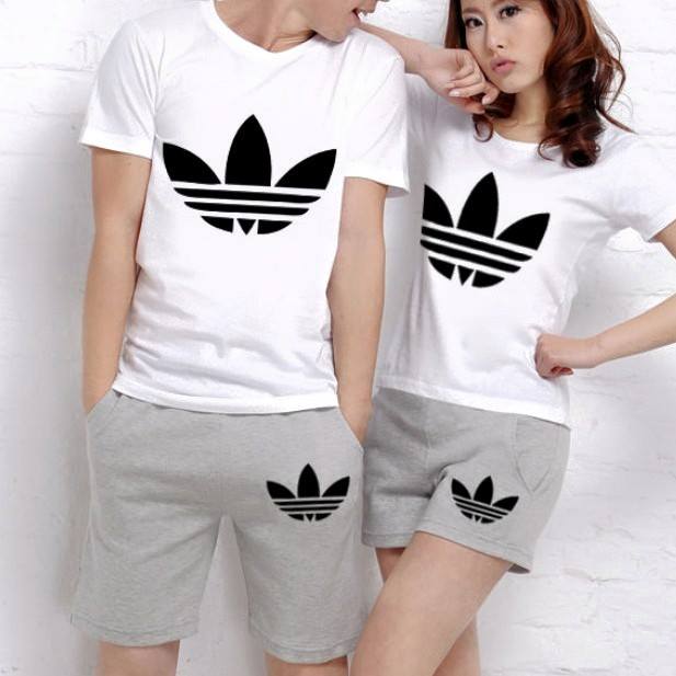 couple matching adidas outfits