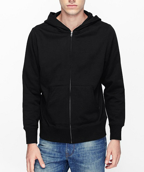 Buy Mens Plain Black Zipper  Hoodie  Online in Pakistan 