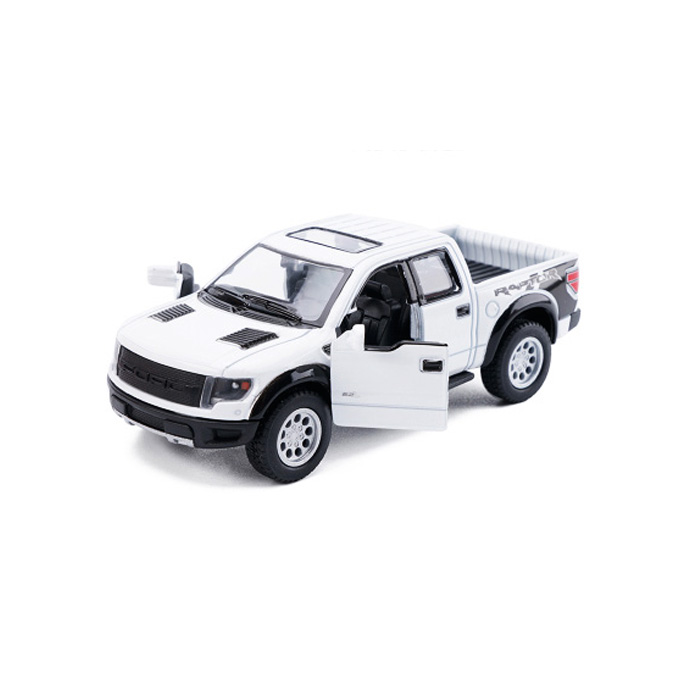 white toy pickup truck