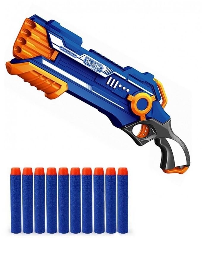 Buy BLAZE STORM 4 BARREL SEMI AUTO NERF GUN for KIDS online in Pakistan ...