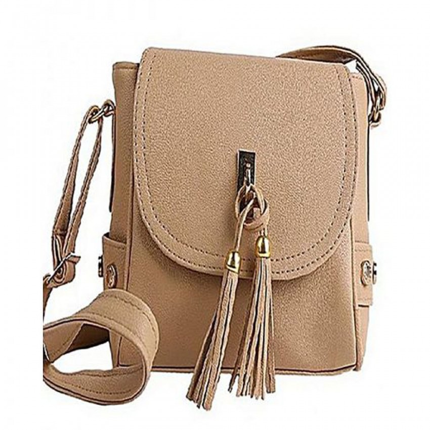 Buy Beige Mini Cross Body Handbag Purse Online In Pakistan Buyonpk 9818